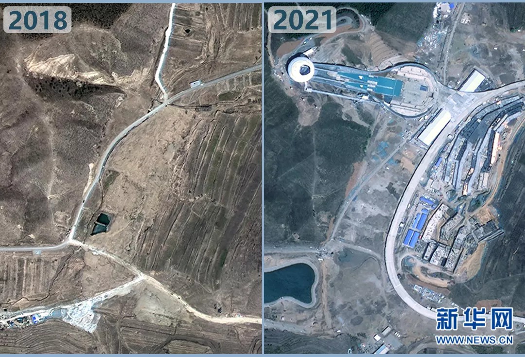 衛(wèi)星見(jiàn)證，這里如何變身“冬奧小城”