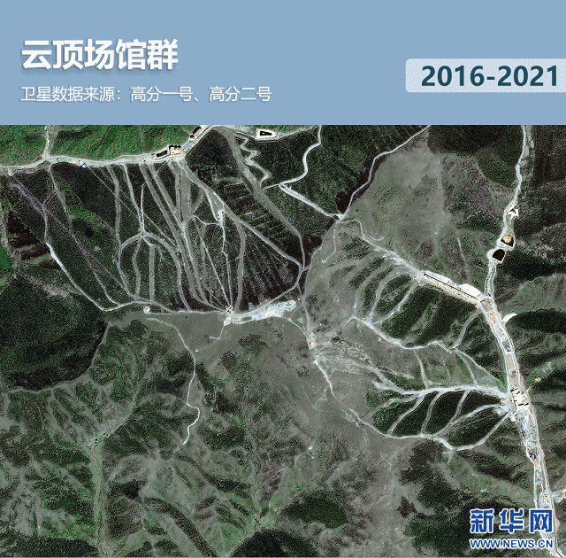 衛(wèi)星見(jiàn)證，這里如何變身“冬奧小城”