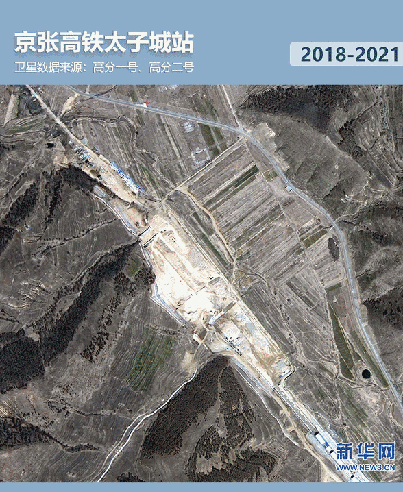 衛(wèi)星見(jiàn)證，這里如何變身“冬奧小城”