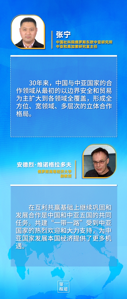 第一報道 | 建交三十年，習主席這樣評價與中亞五國關系