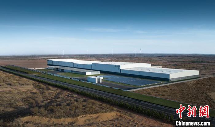 圖為鄂爾多斯零碳產(chǎn)業(yè)園(資料圖)?！?jiān)﹫D