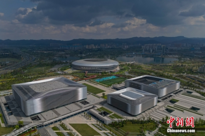 資料圖：航拍成都大運會主場館。<a target='_blank' href='/' _fcksavedurl='/'><p  align=