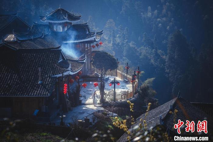 藏于溆浦雁鵝界的古村落。　宋祖春 攝