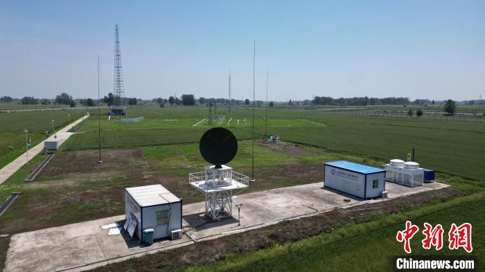 航拍壽縣國家氣候觀測臺?！∽Ａ?攝