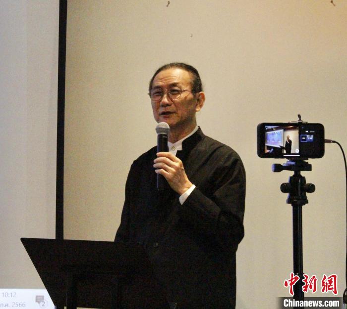 泰國泰中商務(wù)委員會主席邱威功致辭。<a target='_blank' href='/' _fcksavedurl='/'><p  align=