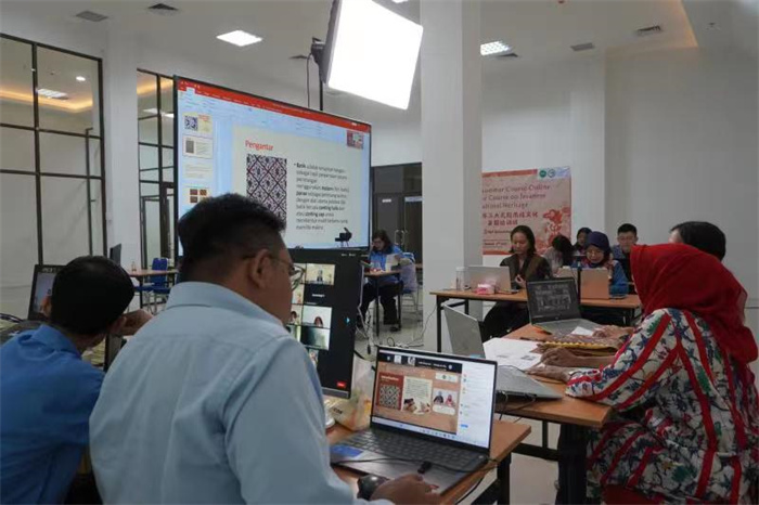 活動(dòng)現(xiàn)場。供圖：印尼三一一大學(xué)孔子學(xué)院