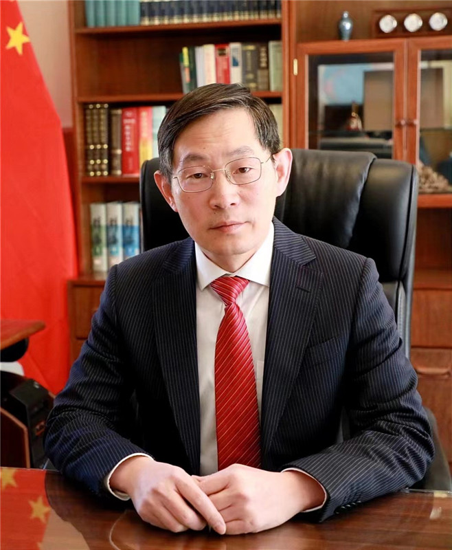 中國(guó)駐烏拉圭大使黃亞中。 中國(guó)駐烏拉圭大使館供圖