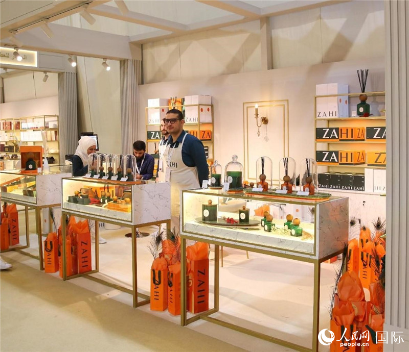 展會(huì)場(chǎng)景。人民網(wǎng) 塔里克·易卜拉欣攝