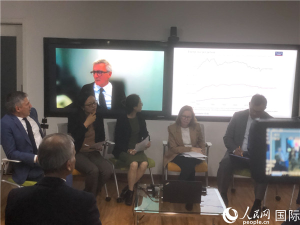 “向COP28注入動力”研討會現(xiàn)場。 人民網(wǎng)記者 趙健攝