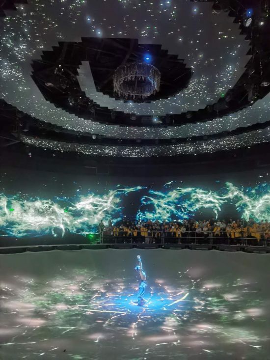 　　《天釀》演出場(chǎng)景。本報(bào)記者常雯宜攝