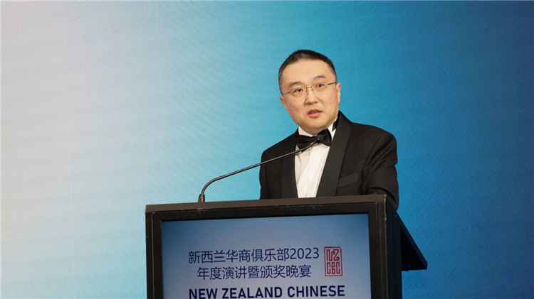 中國駐新西蘭大使王小龍。攝影：張凱