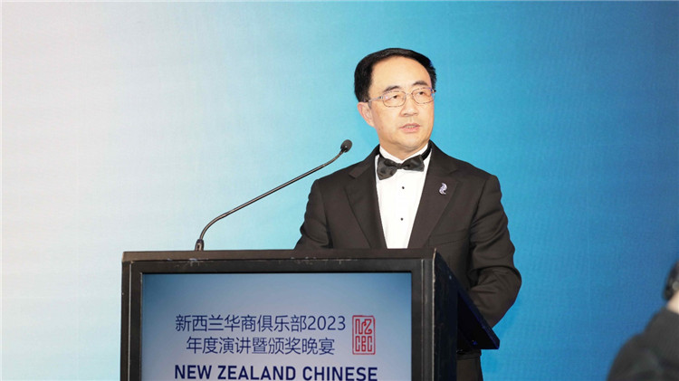 新西蘭華商聯(lián)合總會主席楊健。攝影：張凱