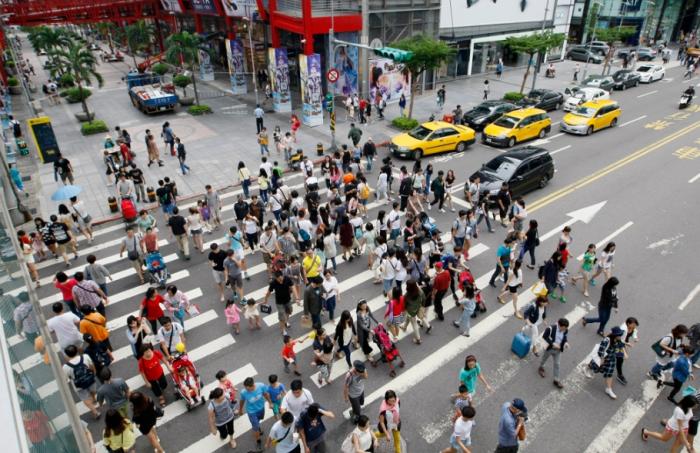 圖為信義商圈。圖片來源：臺(tái)灣“中時(shí)新聞網(wǎng)”。