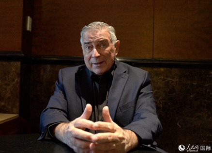 美中航空遺產(chǎn)基金會(huì)主席杰弗里·格林接受人民網(wǎng)專(zhuān)訪。 人民網(wǎng) 趙瞳攝