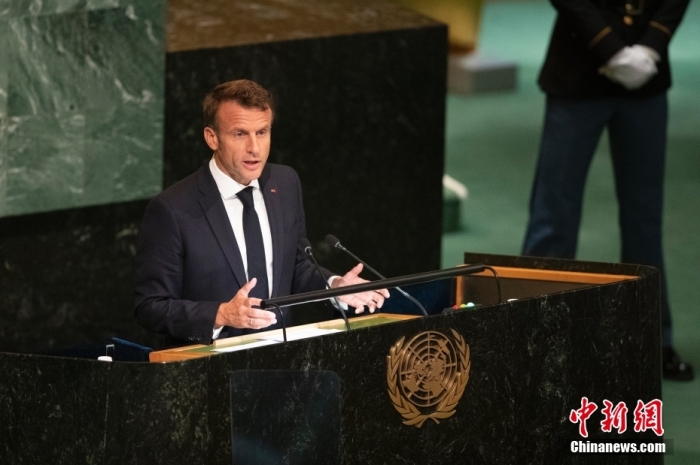 資料圖:法國總統(tǒng)馬克龍