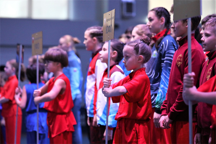 2023年俄羅斯杯暨全俄武術(shù)錦標(biāo)賽開(kāi)幕式現(xiàn)場(chǎng)。駐俄羅斯大使館供圖