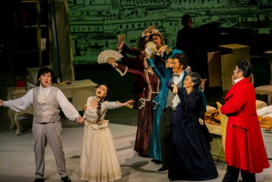 圖為《賈尼·斯基基》劇照。中國國家大劇院供圖。