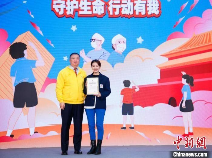 演員周海媚受邀參與公益活動?！」鶆P敏 攝