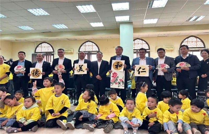 圖為2023“中華文化大樂園—埃及開羅營”閉幕式活動現(xiàn)場。主辦方供圖