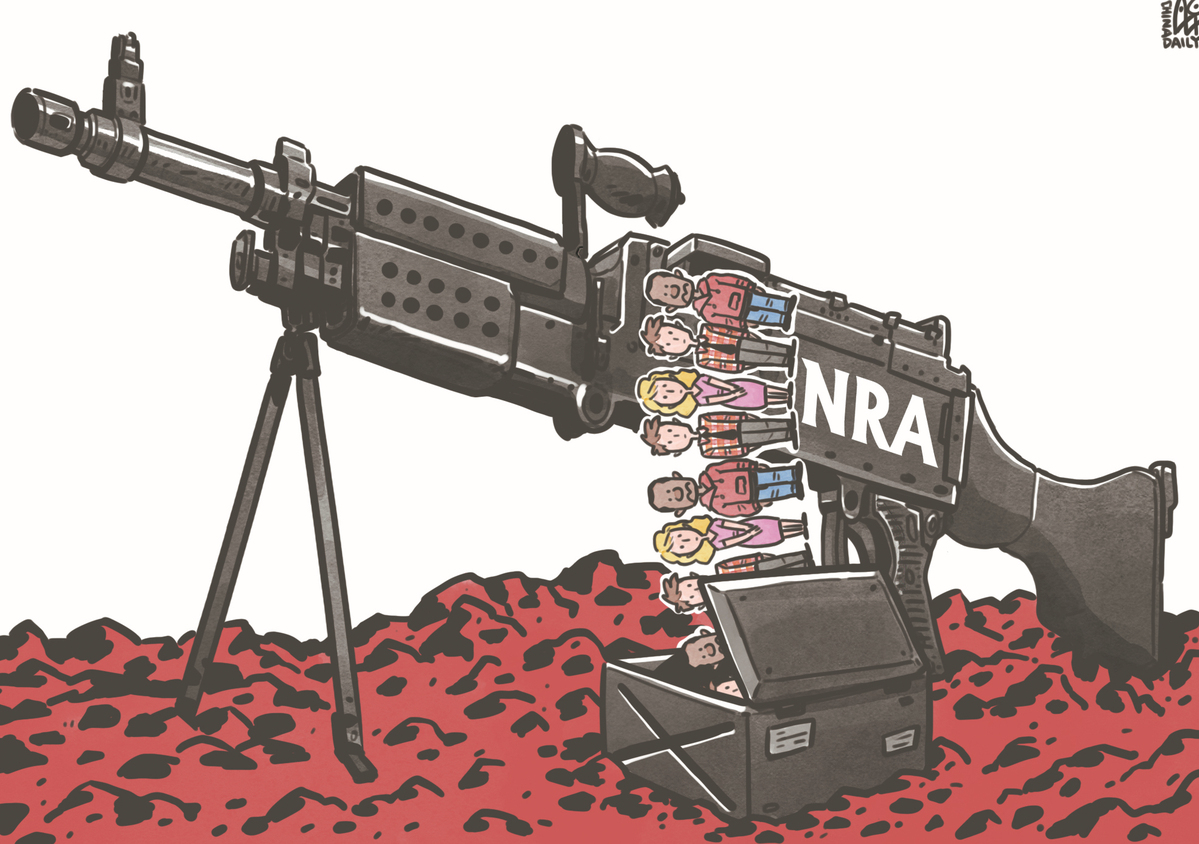 NRA成為推行槍支管控背后最大的阻力。（來源：中國日報 作者：蔡艨）