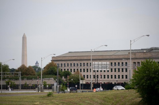 這是2021年8月3日在美國(guó)弗吉尼亞州阿靈頓拍攝的五角大樓。新華社記者劉杰攝