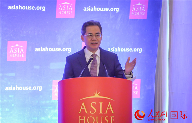 鄭澤光大使強(qiáng)調(diào)，中國(guó)經(jīng)濟(jì)長(zhǎng)期向好的總趨勢(shì)不會(huì)改變。人民網(wǎng) 郭錦標(biāo)攝