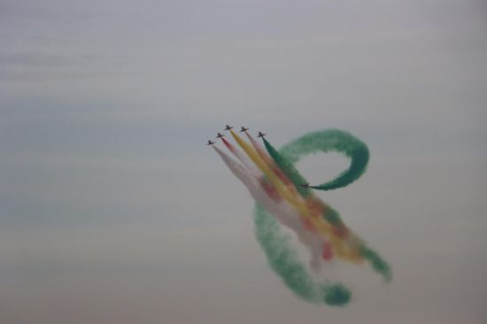 飛行表演現(xiàn)場。高思峰 攝