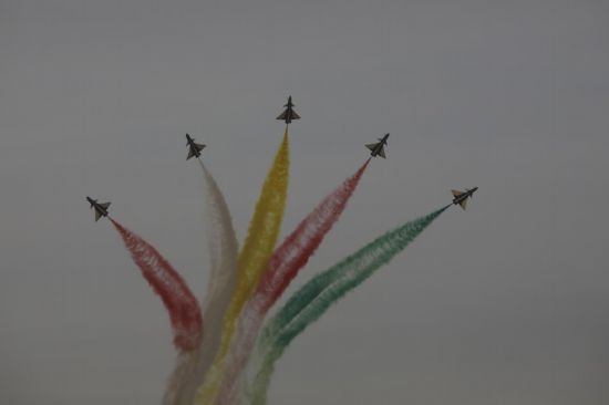 飛行表演現(xiàn)場。王曉東 攝