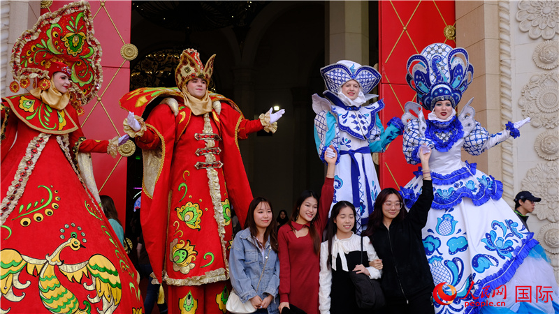 北京展覽館舉辦首屆俄羅斯“謝肉節(jié)”慶?；顒?dòng)。人民網(wǎng) 褚夢(mèng)琦攝