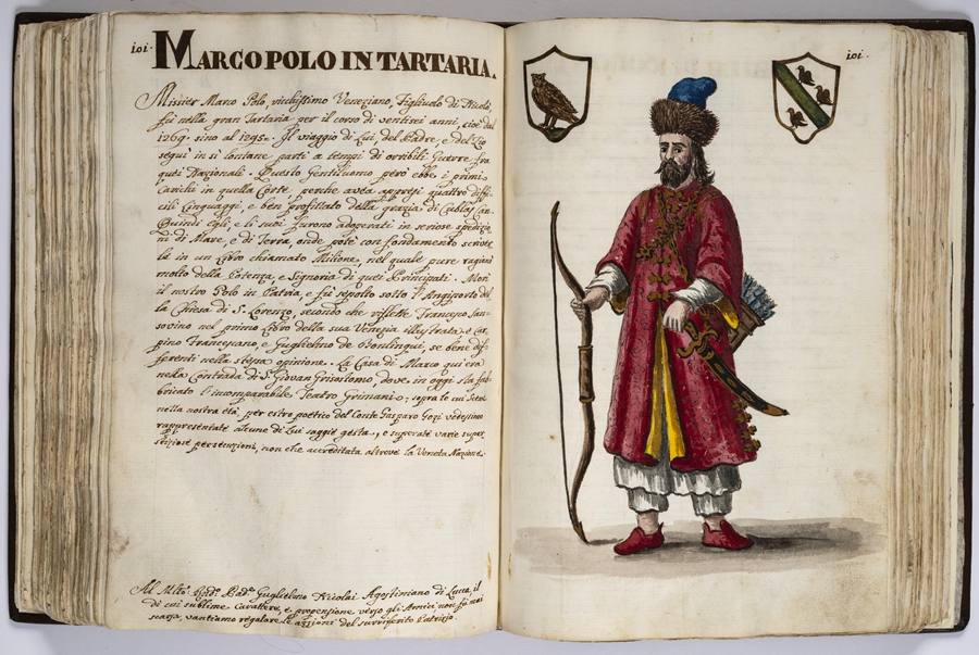 “馬可·波羅的世界”展覽的部分展品。威尼斯市立博物館基金會供圖