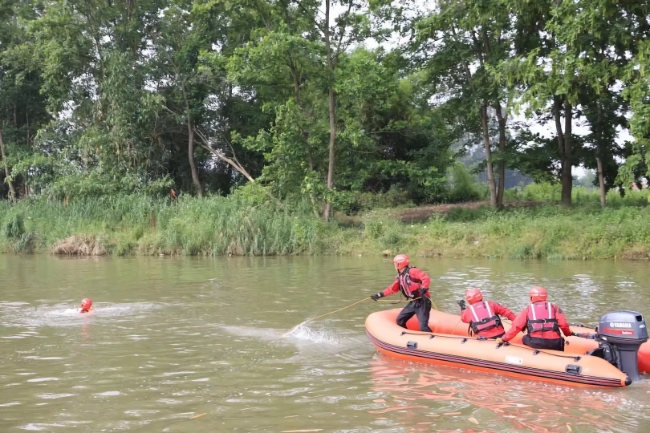 演習(xí)現(xiàn)場。四川省應(yīng)急管理廳供圖