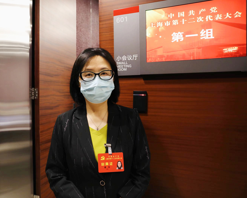 黨代表翟華。人民網(wǎng) 王文娟攝