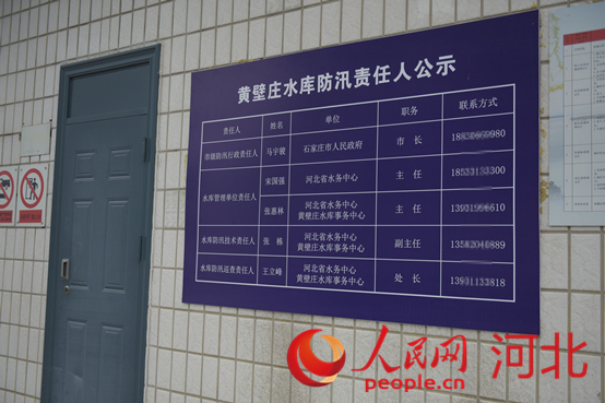 防汛責(zé)任人公示牌。人民網(wǎng)祝龍超攝