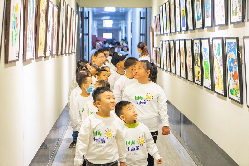 國壽小畫家創(chuàng)意作品征集活動啟幕。單位供圖