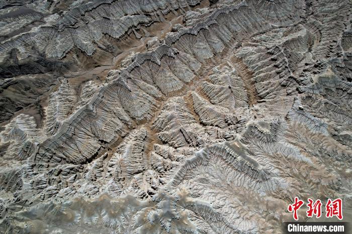 4月5日，西藏阿里札達(dá)土林。(無人機(jī)照片) 李林 攝