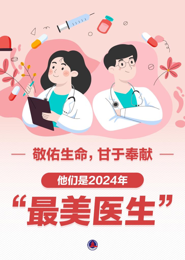 新華鮮報|致敬“白衣戰(zhàn)士”！2024年“最美醫(yī)生”發(fā)布