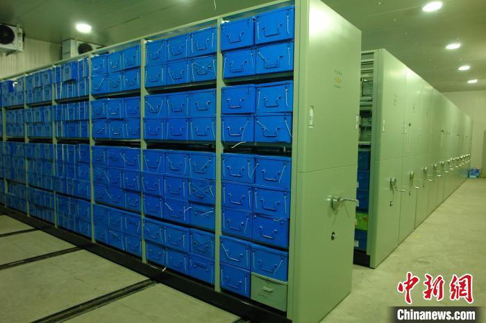 圖為國家農(nóng)作物種質(zhì)資源復(fù)份庫(西寧)。　青海省農(nóng)業(yè)農(nóng)村廳供圖