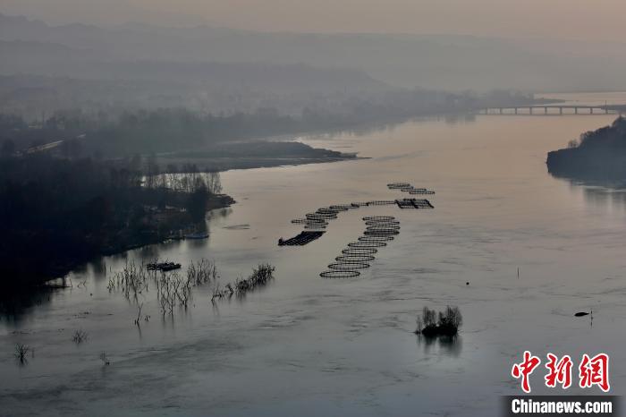 圖為冷水魚養(yǎng)殖?！±钣穹?攝