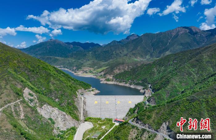 圖為引大濟湟黑泉水庫。(資料圖) 青海省水利廳 供圖