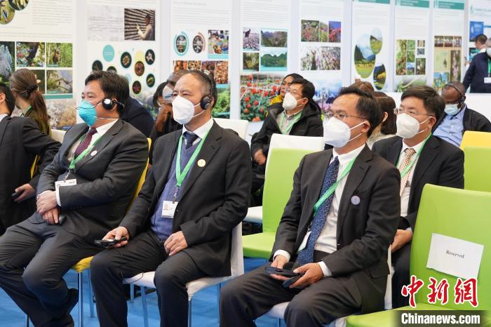 圖為極小種群物種和生物多樣性保護(hù)邊會(huì)現(xiàn)場(chǎng)。　云南省林業(yè)和草原局供圖