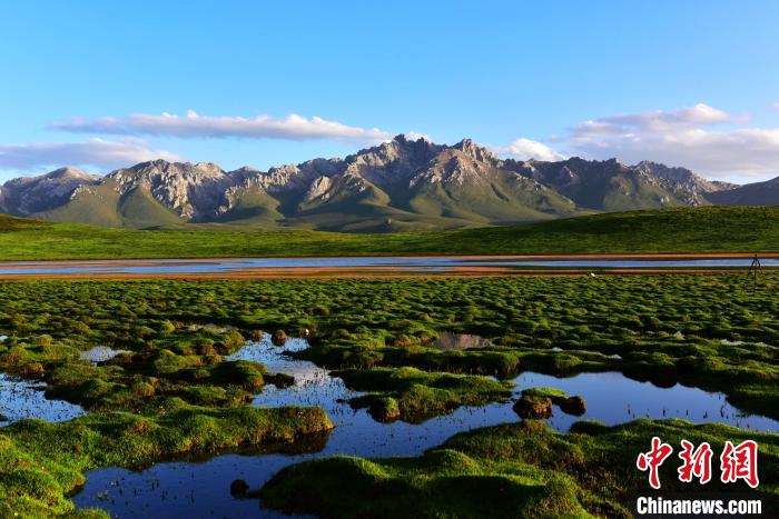 資料圖為三江源腹地果洛州美景如畫?！」逯菸麄鞑抗﹫D