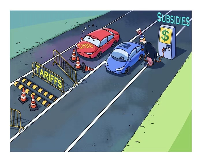 漫畫作者：馬宏亮（人民網(wǎng)版權(quán)圖片，未經(jīng)授權(quán)請勿轉(zhuǎn)載。）