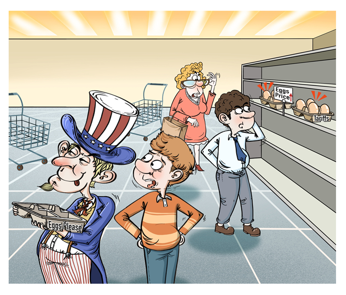 漫畫作者：譚希光（人民網(wǎng)版權(quán)圖片，未經(jīng)授權(quán)請勿轉(zhuǎn)載。）