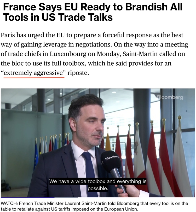 深觀察丨“只要團(tuán)結(jié)，歐盟反制美國的王牌很多”