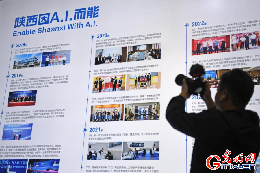 組圖丨AI、網(wǎng)絡(luò)安全、跨境電商……數(shù)字經(jīng)濟(jì)如此 “陜”耀