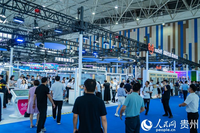 2、2024數(shù)博會共吸引400余家展商參展。人民網(wǎng) 陽茜攝.jpg