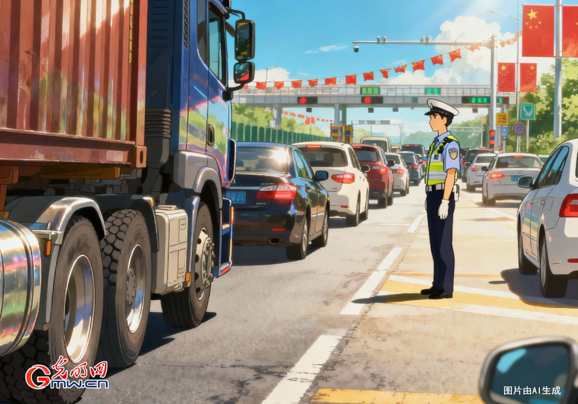 【光明漫評】國慶煙火氣，離不開勞動者的守護