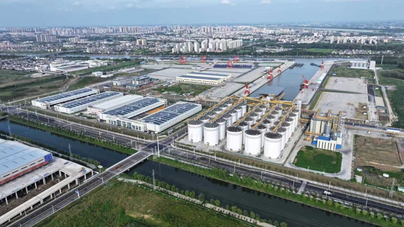 航拍黃碼港產(chǎn)業(yè)園。蔣童攝