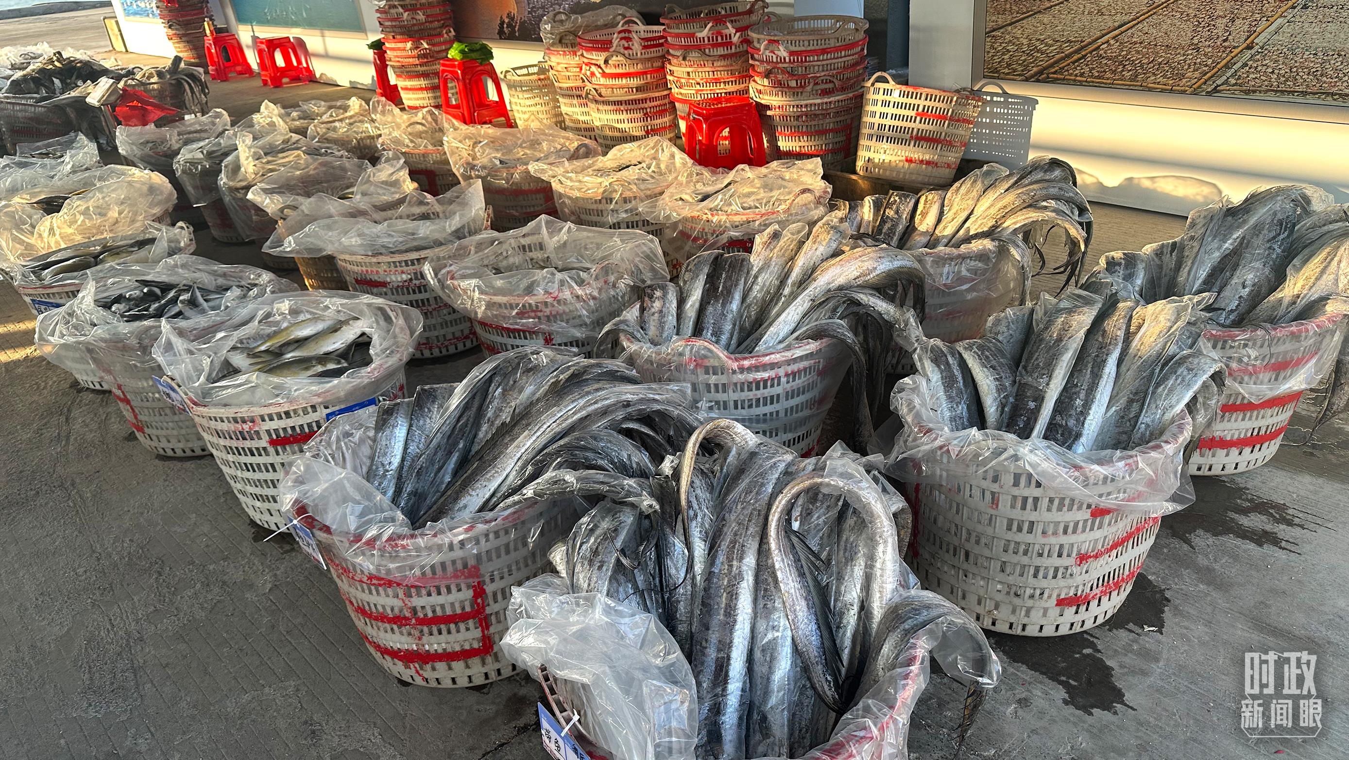 △澳角村的海產(chǎn)品。（總臺央視記者覃思拍攝）