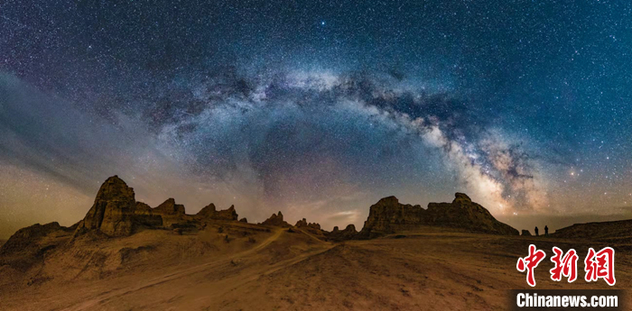 資料圖為青海省海西州冷湖俄博梁星空。 <a target='_blank' href='/'><p  align=